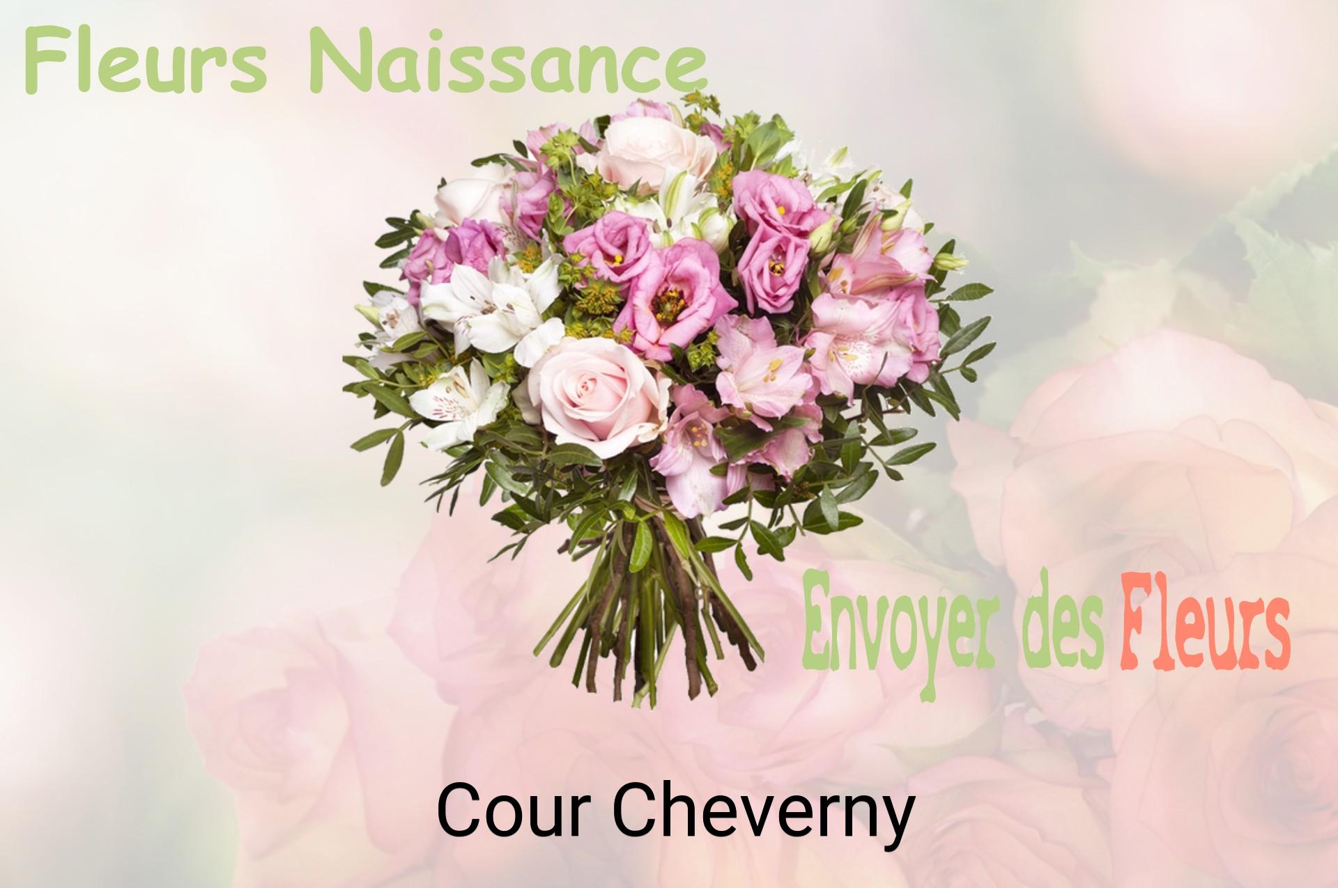 Bouquet de fleurs de naissance livré à Cour-Cheverny